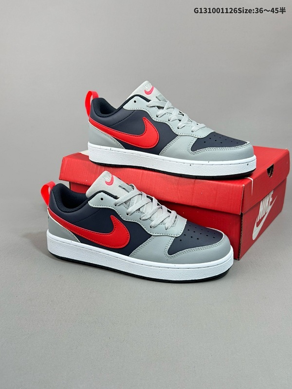 10036-45半 Nike Court Borough Low 低帮百搭透气休闲运动板鞋男女鞋 经典耐用的设计货号DV5456-003