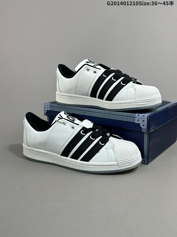 14036-45半 阿迪达斯 ADIDAS SUPERSTAR AYOON W  三叶草运动鞋经典贝壳头板鞋 时尚男女鞋货号:  IG0793