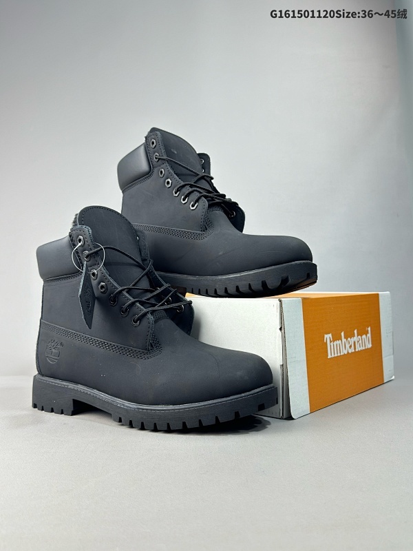 150 36-45绒 Timberland添柏岚两穿翻靴天伯伦中帮马丁靴踢不烂经典大黄靴 尺码:36-45绒 ID:G161501120Size:3645绒