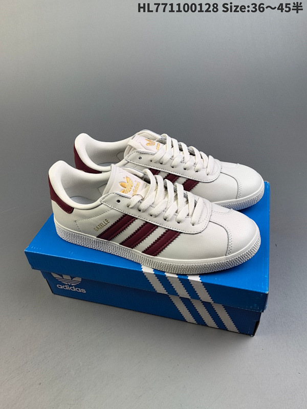 110 adidas Originals Gazelle INdoor 三叶草休闲防滑耐磨低帮板鞋HL771100128 Size:3645半货号: CG7155