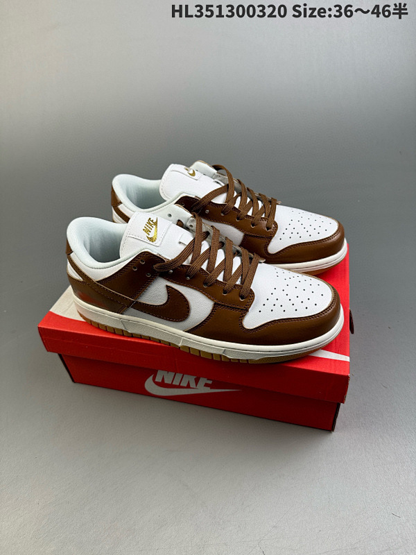 130  Nike Sb Dunk Low LX WMNS "Brown Ostrich" 摩卡鸵鸟 以白色皮革为底HL351300320 Size:3646半货号FJ2260-001