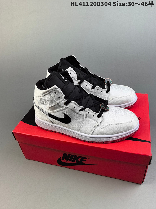120  Edison Chen x Air Jordan 1 Retro Low "Fearless" 低帮 HL411200304 Size:3646半货号CU2804-100