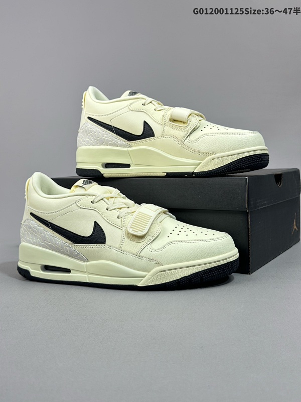 20036-47.5半  Air Jordan Legacy 312 Low 低帮 奶白黑 AJ312 乔丹312代 aj312 乔312 低邦 米黄黑货号HV1807-101