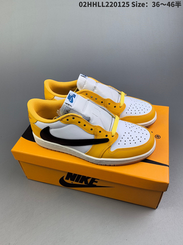 220头层带半码打蜡鞋带 Travis Scott x02HHLL220125 Size3646半货号DZ4137-700