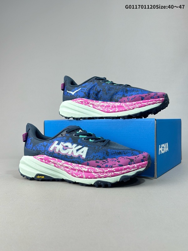 17040-47 HOKA ONE ONE Speed Goat 6 飞速羚羊6 低帮 蓝绿色 飞速羚羊系列的第六代越野跑鞋运动鞋货号1147791-SMY