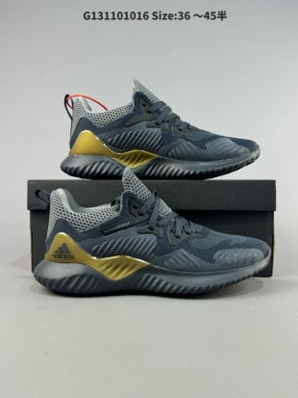 阿迪达斯Adidas Alphabounce Beyond m阿尔法鞋面采用Forged Mesh 热融合多层绒布与弹力防水层相结合货号CG4762