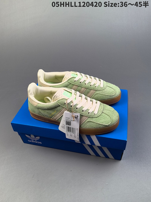 150公司级 头层 Adidas originals Gazelle 阿迪达斯 低帮 绿色 这款经典鞋忠于原版设计货号IE2948 05HHLL120420 Size:3645半