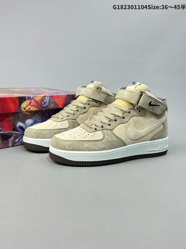 23036-45半 Nike Air Force 1 Mid 07  原楦头原纸板 打造纯正中帮空军版型官方货号:CG9908-102