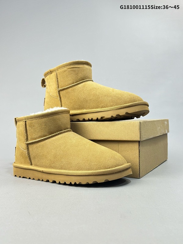 10036-45 UGG Classic Ultra Mini 周冬雨 王一博同款  薄底短款雪地靴 小红书爆款 羊毛一体迷你短靴 优选翻毛皮鞋面