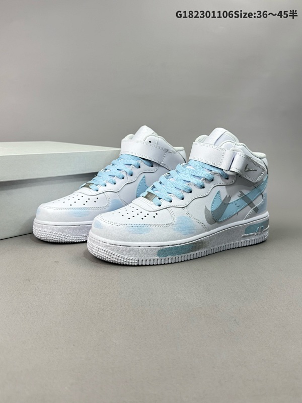 23036-45半 公司级Nike Air Force 1 Mid 07 原楦头原纸板 打造纯正中帮空军版型官方货号:CW2289-111