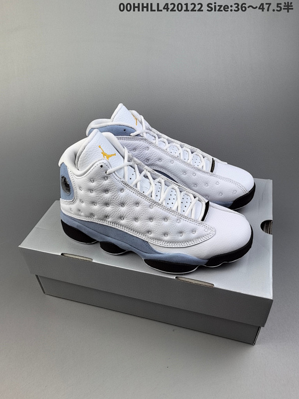 400纯原版本 Air Jordan 13 Retro "Blue Grey" 高帮 白蓝 AJ13 乔丹13代00HHLL420122 Size:3647.5半货号414571-170