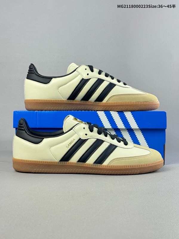 18036-45半纯原版本 集合一 AD 阿迪 Samba OG 桑巴低帮休闲板鞋 市售最高品质 全新高端零售平台专供品质出货