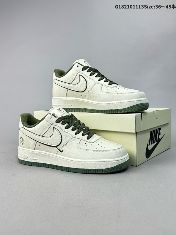 21036-45半 公司级 新款 AF1耐克 Nike Air Force 1 07 Low 空军一号货号RC2369-173