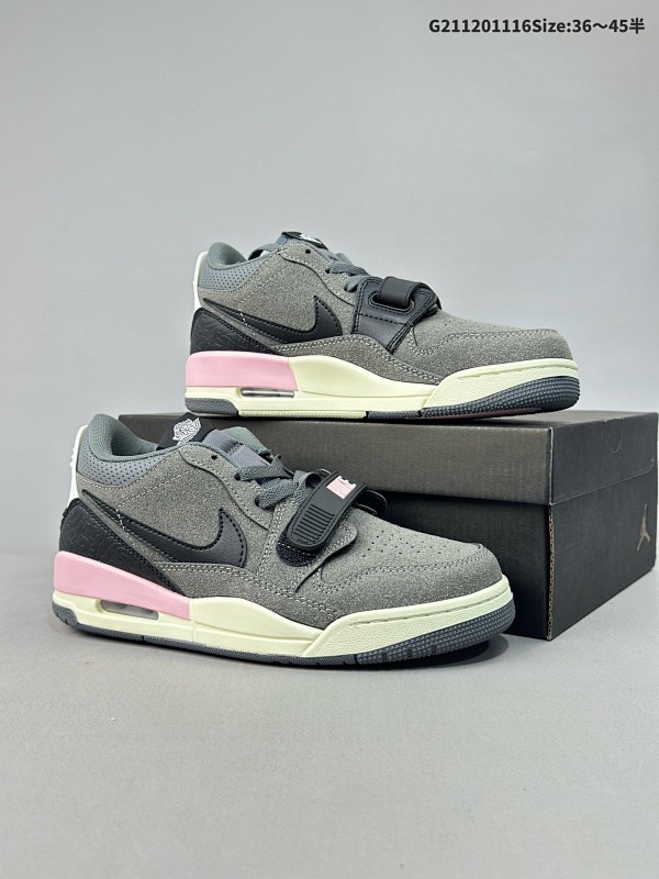 12036-45半 三合一最强合体多种新配色回归!耐克Nike Air Jordan Legacy 312 LowWhite/Grey Fog/Blue/Red货号:CD7069-002