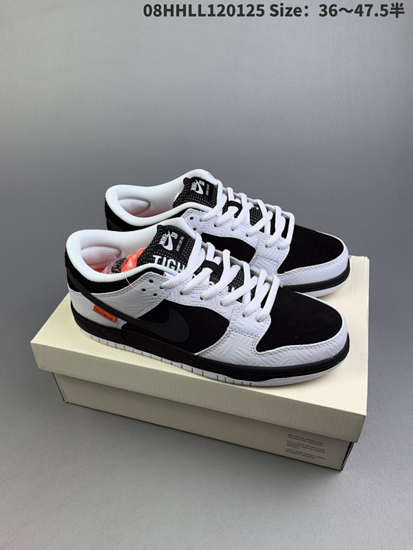 180头层带半码 TIGHTBOOTH x Nike Dunk SB Low Pro "08HHLL120125 Size3647.5半货号FD2629-100
