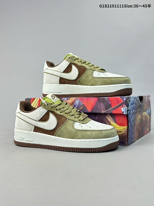 21036-45半 公司级 AF1耐克 Nike Air Force 1 07 Low 空军一号 厚底增高百搭运动板鞋货号LF8989-999