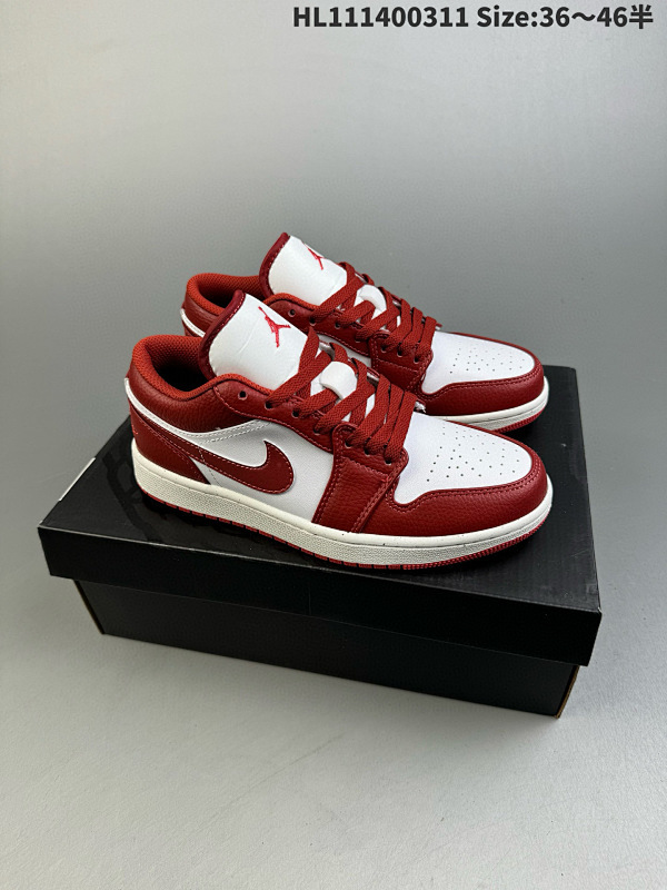 140 Air Jordan 1 Low "Dune Red" 低帮 沙丘红 AJ1 乔丹1代 HL111400311 Size:3646半男货号FJ3459-160 女货号FJ3465-160