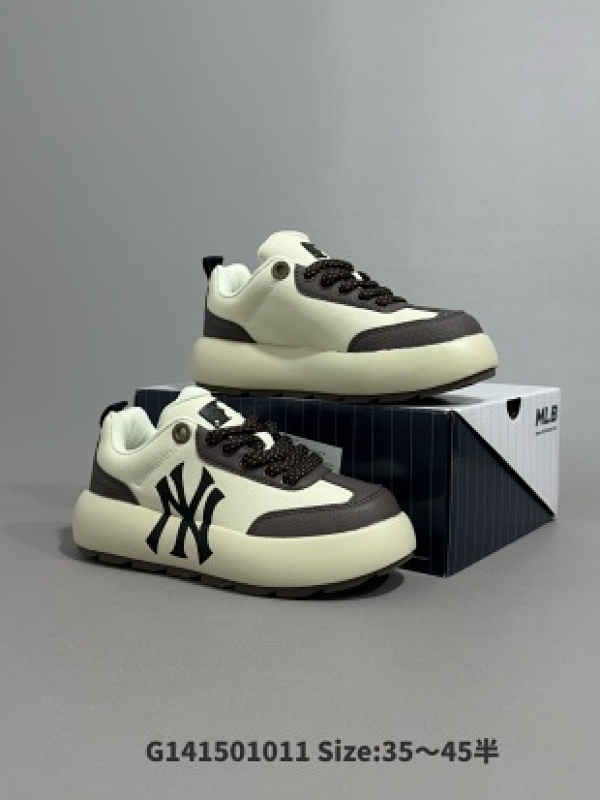 公司级MLB 洛杉矶道奇队 24FW 复古厚底撞色大logo面包鞋保暖增高耐磨 运动鞋板鞋 货号:3ASXCBC4N(GP001)