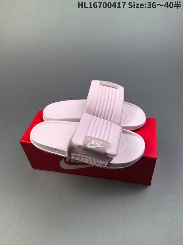 70 Nike Offcourt Adjust Slides 夏季单品 男女鞋半码制 采用超轻一次发泡Revive底模鞋床#货号DV1033-100 HL16700417 Size:3640半