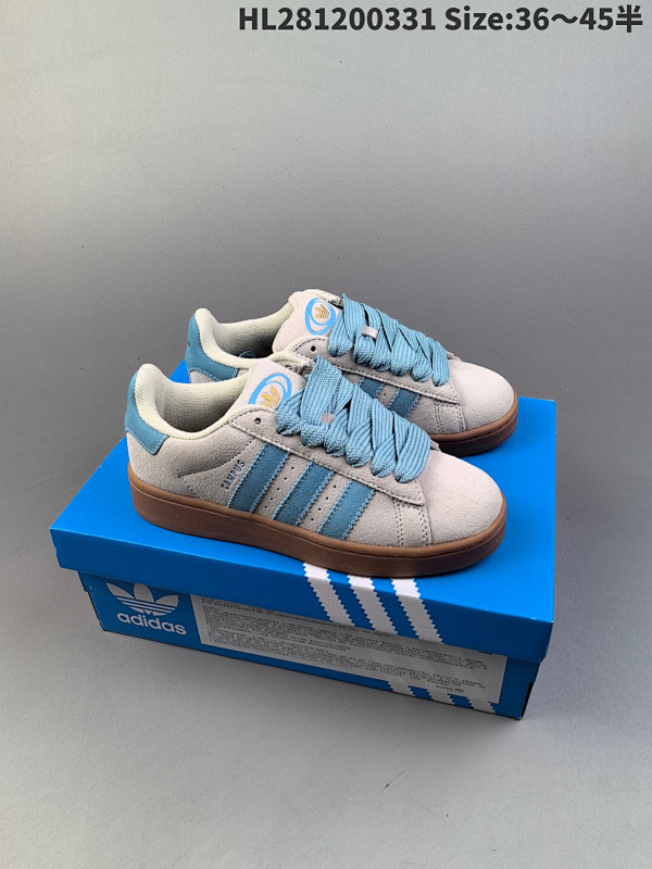 120  Adidas originals Campus 00S 阿迪达斯 低帮 灰蓝色 面包鞋防滑耐磨低邦板鞋货号IE5588  编码HL281200331 Size:3645半