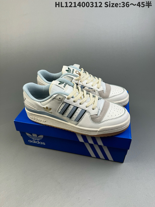 140 Adidas originals FORUM 84 Low 阿迪达斯 84 低帮 白黑灰货号IG3901 编码 HL121400312 Size:3645半