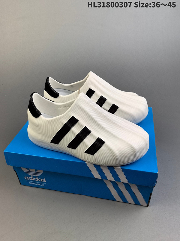 80 Adidas adiFOM Superstar Core White一脚蹬 以核心白和核心黑为配色方案货号HQ8750HL31800307 Size:3645