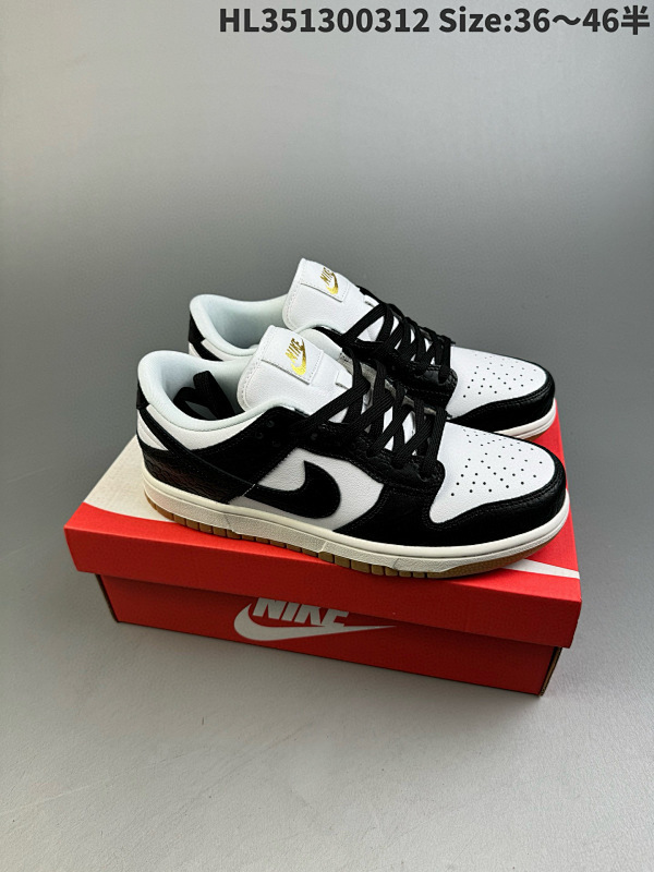 130 耐克 Nike Dunk Low 运动鞋复古滑板鞋 经典运动鞋采用天然皮革编码 HL351300312 Size:3646半货号FJ2260 003