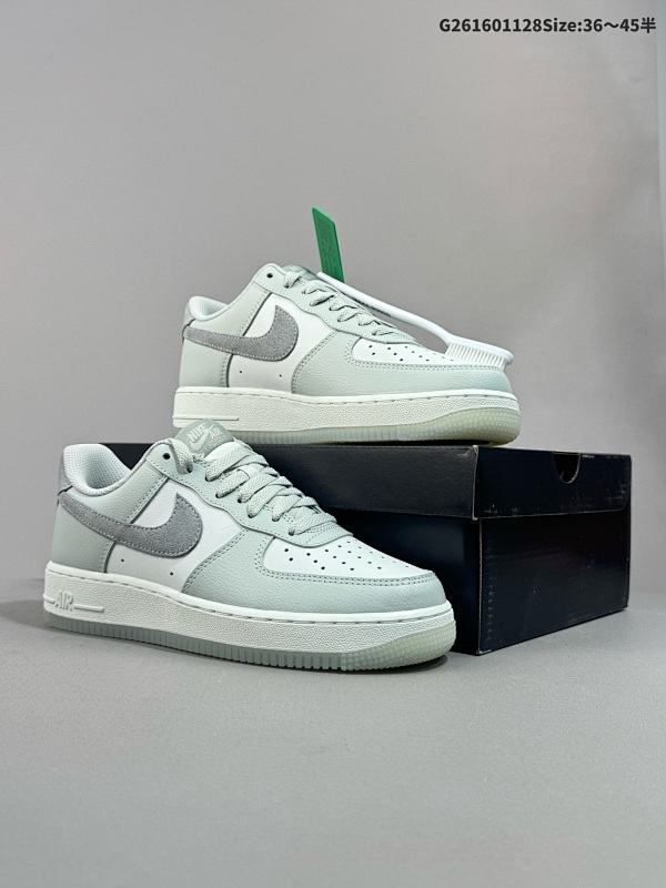16036-45半 NIKE AIR FORCE 107 LV8 原楦头原纸板 打造纯正低帮空军版型 专注外贸渠道 全掌内置蜂窝气垫  原盒配件货号:FJ4170-003