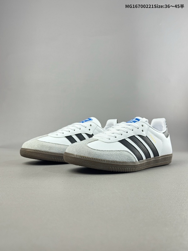 7036-45半 Adidas Originals Samba OG 阿迪达斯桑巴舞系列绅士德训足球风百搭低帮休闲运动板鞋货号:B75806