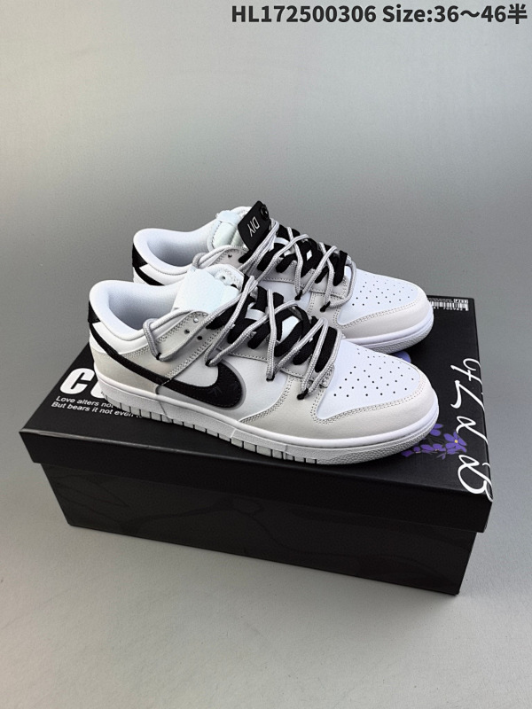 250 绑绳Off-White解构风定制耐克Nike SB Dunk Low编码HL172500306 Size:3646半