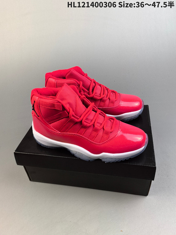 140 Air Jordan 11 Retro Low "Concord" 低帮 黑白康扣 AJ11 乔丹11代 男货号528895-153  女货号528896-153HL121400306 S