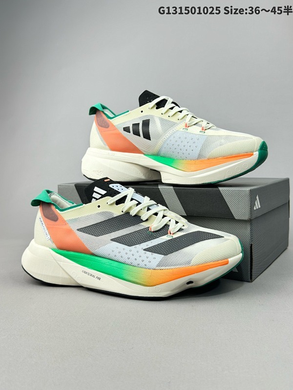 Adidas阿迪达斯adidas Adizero Adios Pro 3 耐磨减震专业跑步鞋 加碳板 男女士运动鞋货号HQ3688