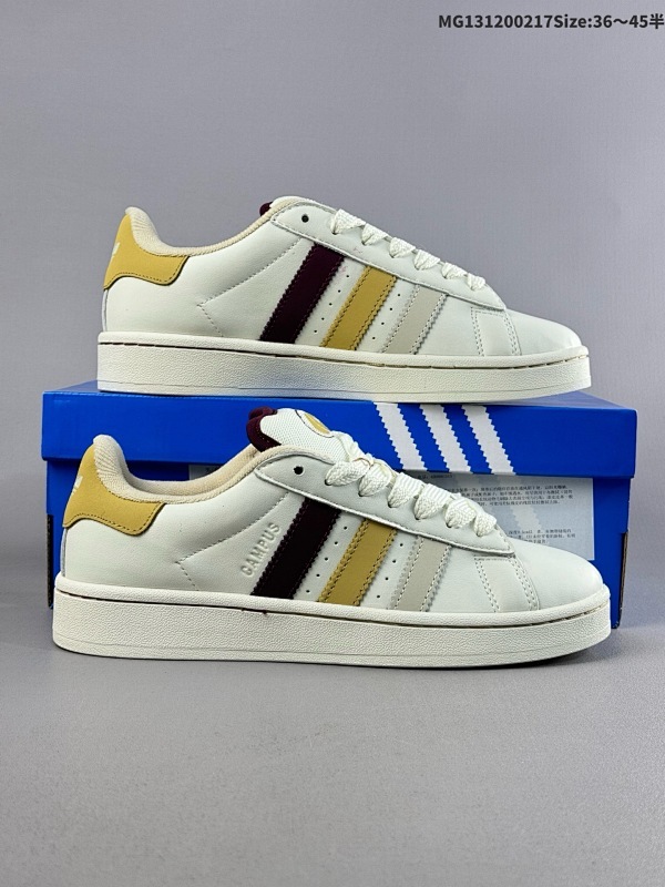 12036-45半集合 Adidas Originals Campus 00s 学院系列 面包风经典复古低帮百搭休闲运动板鞋货号IH3279