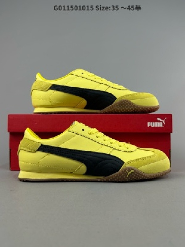 Puma Bella UT Low 彪马 低帮 黄黑 男女同款 贝拉UT系列低邦薄底德训复古风经典百搭休闲慢跑鞋货号402186-05