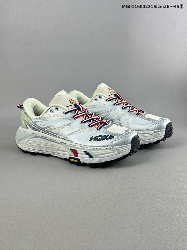 16036-45半集合 HOKA ONE ONE Mafate Speed 2 飞速 马法特2 低帮 黑灰 男女同款货号1126851-BCSTL