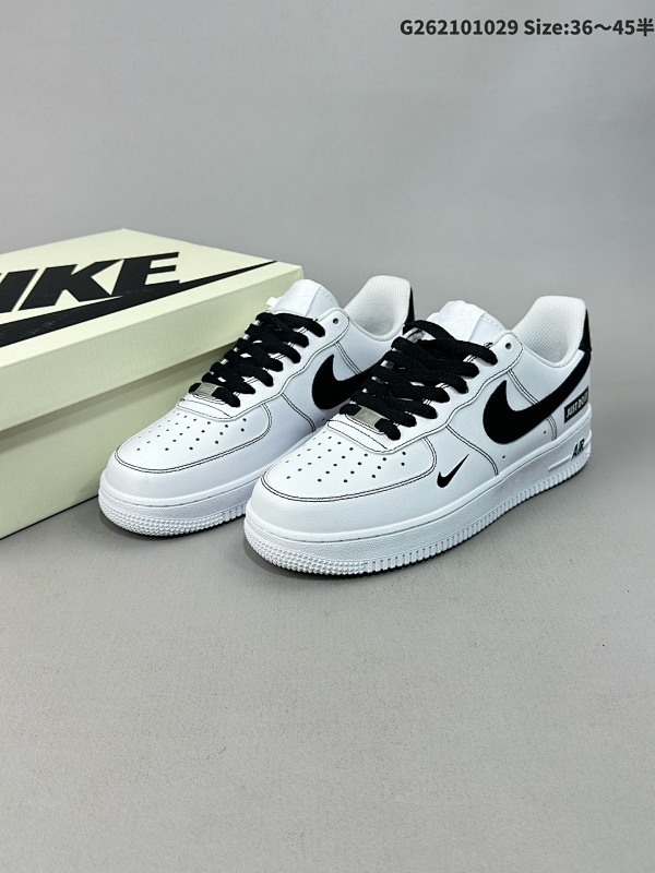 21036-45半 耐克Nike AIR FORCE 107 空军一号低帮百搭休闲运动板鞋货号:CW2288-021