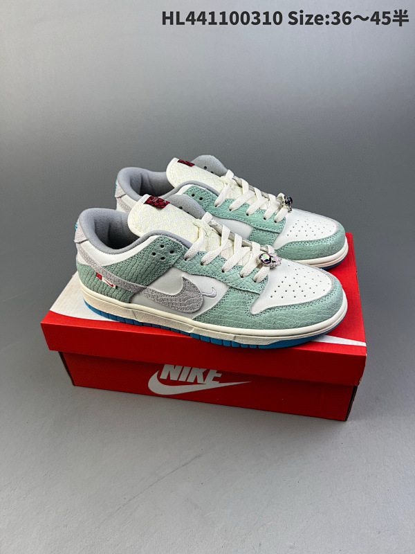 110 Nike SB Dunk Low龙年青绿米白蓝珠宝 独家版型蒸餾加工帶來货号FZ5065-111  编码 HL441100310 Size:3645半