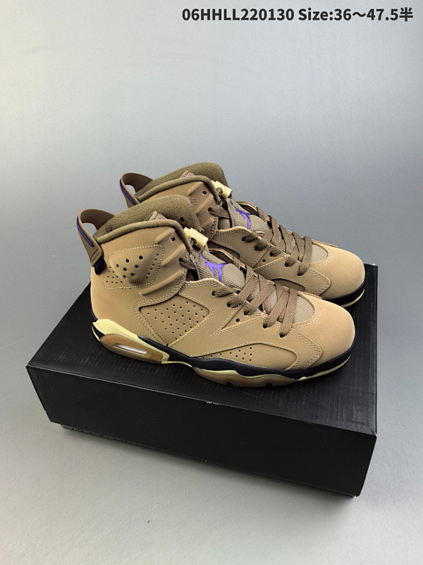 26036-47.5半 真标带半码 Air Jordan 6 Gore-Tex "06HHLL220130 Size:3647.5半货号FD1643-300