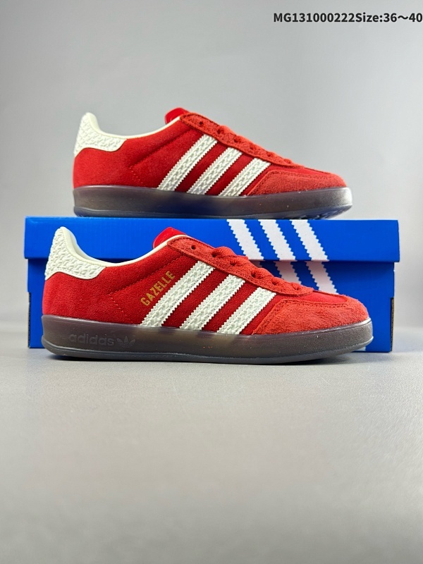 10036-40  adidas Originals Gazelle INdoor 三叶草休闲防滑耐磨低帮板鞋 鞋头货号:IF1808