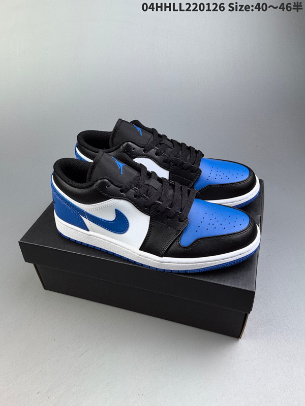 240纯原版本 Air Jordan 1 Low "Royal Toe" 低04HHLL220126 Size:4046半货号553558-140