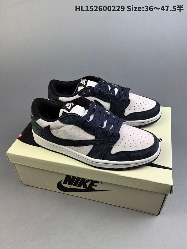 260 Fragment x TS x Air Jordan 1 Low 三方联名倒钩低帮编码HL152600229 Size:3647.5半货号DM7866 819