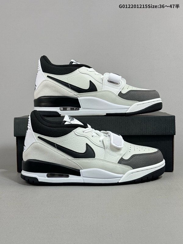 22036-47.5半  Air Jordan Legacy 312 Low "Panda" 低帮 黑白熊猫 AJ312货号HV1811-101