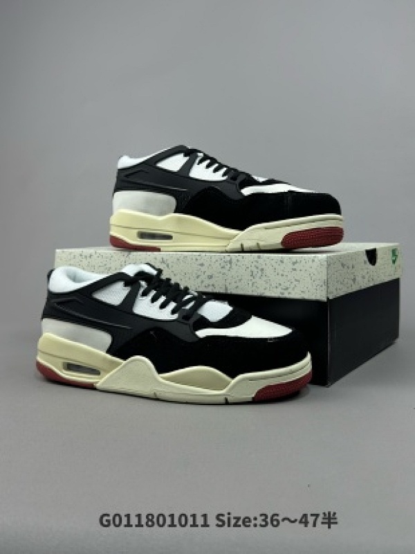 Air Jordan 4 RM "Canyou Rust" 黑白红 AJ4 乔丹4代 aj4 乔4 黑白红 乔丹篮球鞋系列货号FQ7939-100