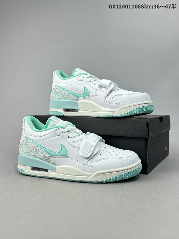24036-47.5半  公司级 头层 Air Jordan Legacy 312 Low 低帮 白水绿 AJ312货号HJ9041-100