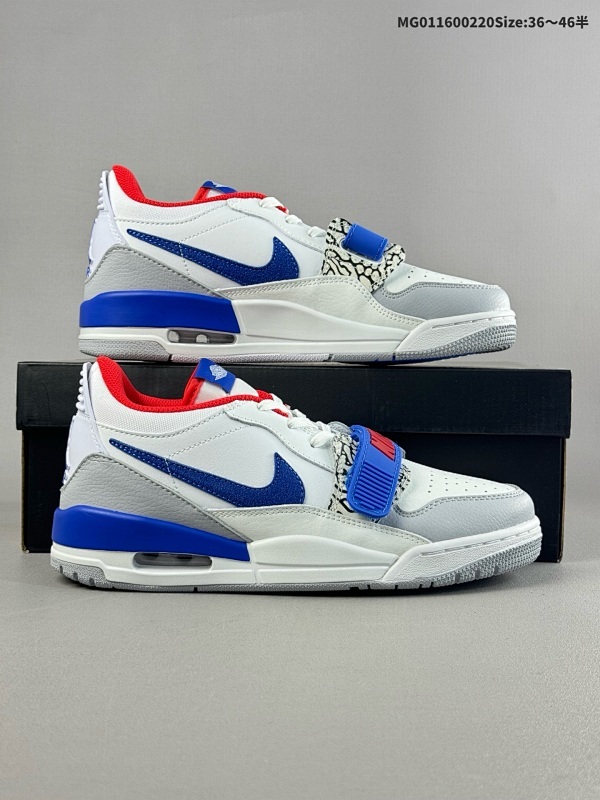 16036-46半 Air Jordan Legacy 312 Low 低帮 白蓝 AJ312货号CD9054-104 CD7069-104