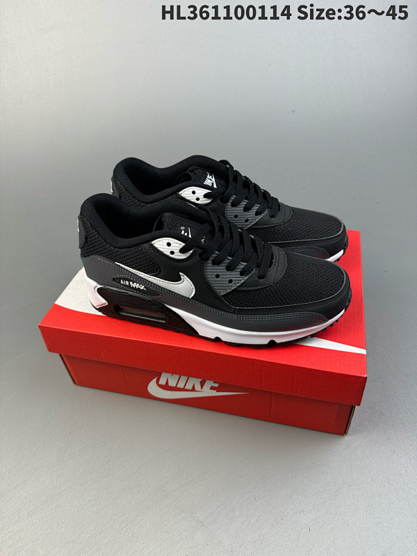 110  NK Air MAX 90 气垫复古减震跑步鞋 AJ1285 经典重温 Air Max 90HL361100114 Size:3645