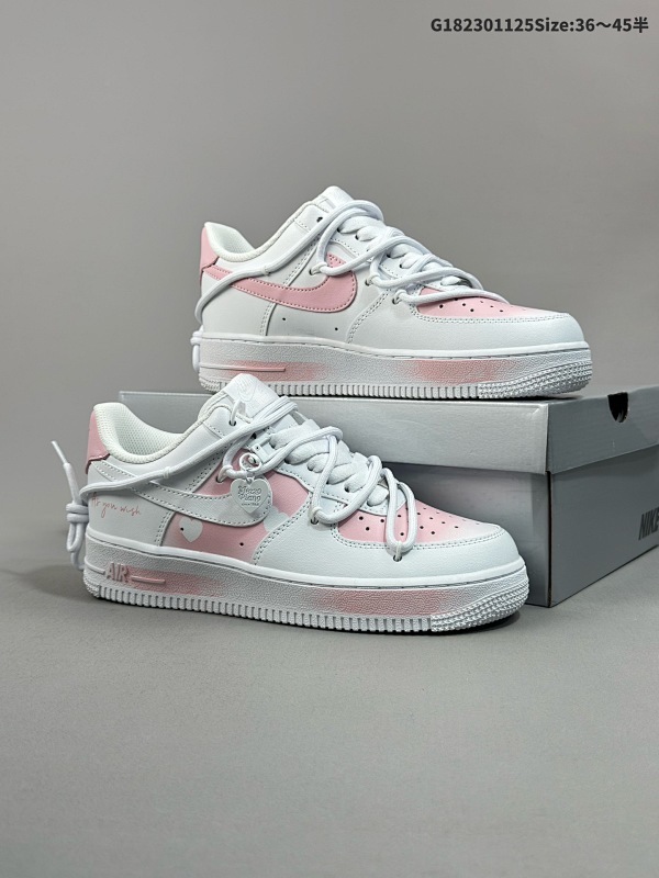 23036-45半 NIKE AIR FORCE 107 LV8 原楦头原纸板 打造纯正低帮空军版型 专注外贸渠道 全掌内置蜂窝气垫货号:ZH0316-052