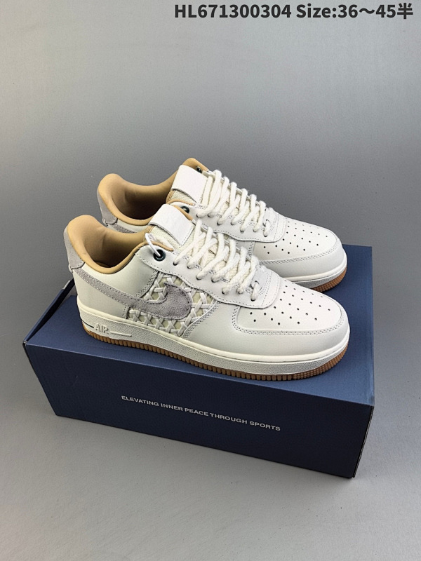 130 耐克Nike Air Force 1 Low  空军一号低帮百搭休闲运动板鞋货号FN0369 编码HL671300304 Size:3645半