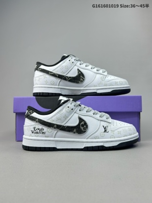 Nike SB Dunk Low LV联名纯原大厂出品  独家版型蒸餾加工帶來的是更好的视觉和脚感体验大厂纯原品质出货官方货号DD1391-136