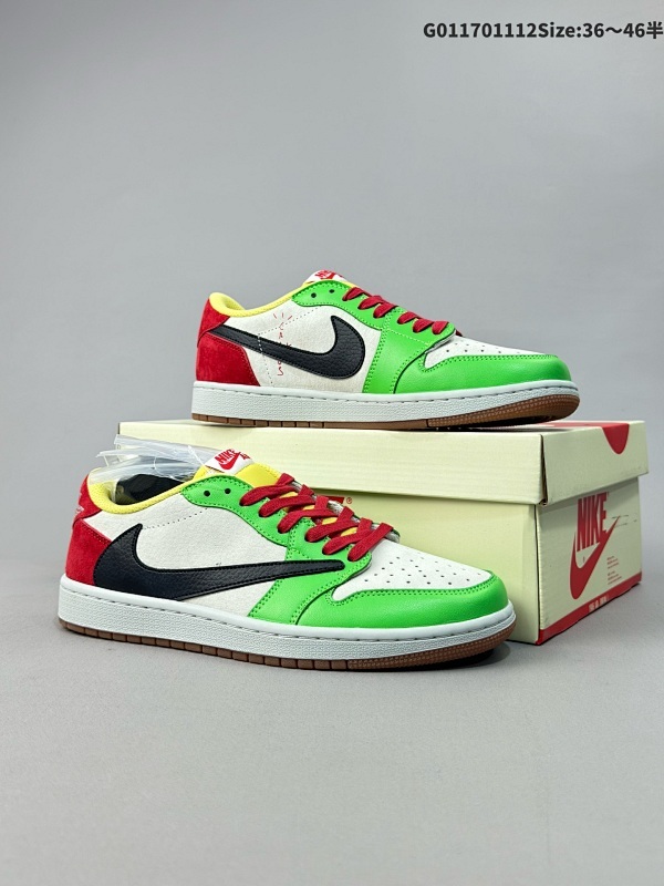 17036-46半AJ1乔1 TS 闪电 联名倒钩 低帮文化篮球鞋货号CQ4277-112